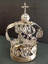 Silver Spanish Colonial Crown