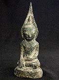 Burmese Bronze Votive Buddha