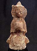 19th c. Terracotta Burmese Buddha