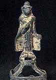 19th c Bronze Burmese Buddha