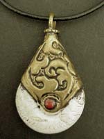 Tibetan Bone Bead Necklace