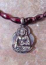 Silver Buddhist Amulet