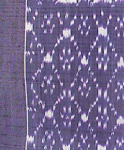Cambodian Silk Ikat Detail