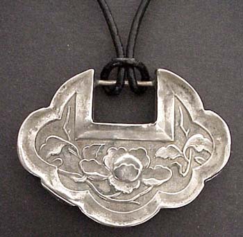 Antique Hmong, Miao Spirit Lock Amulet - Laos, Thailand